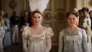 Francesca meets John in one of the ball parties (Image via Netflix)